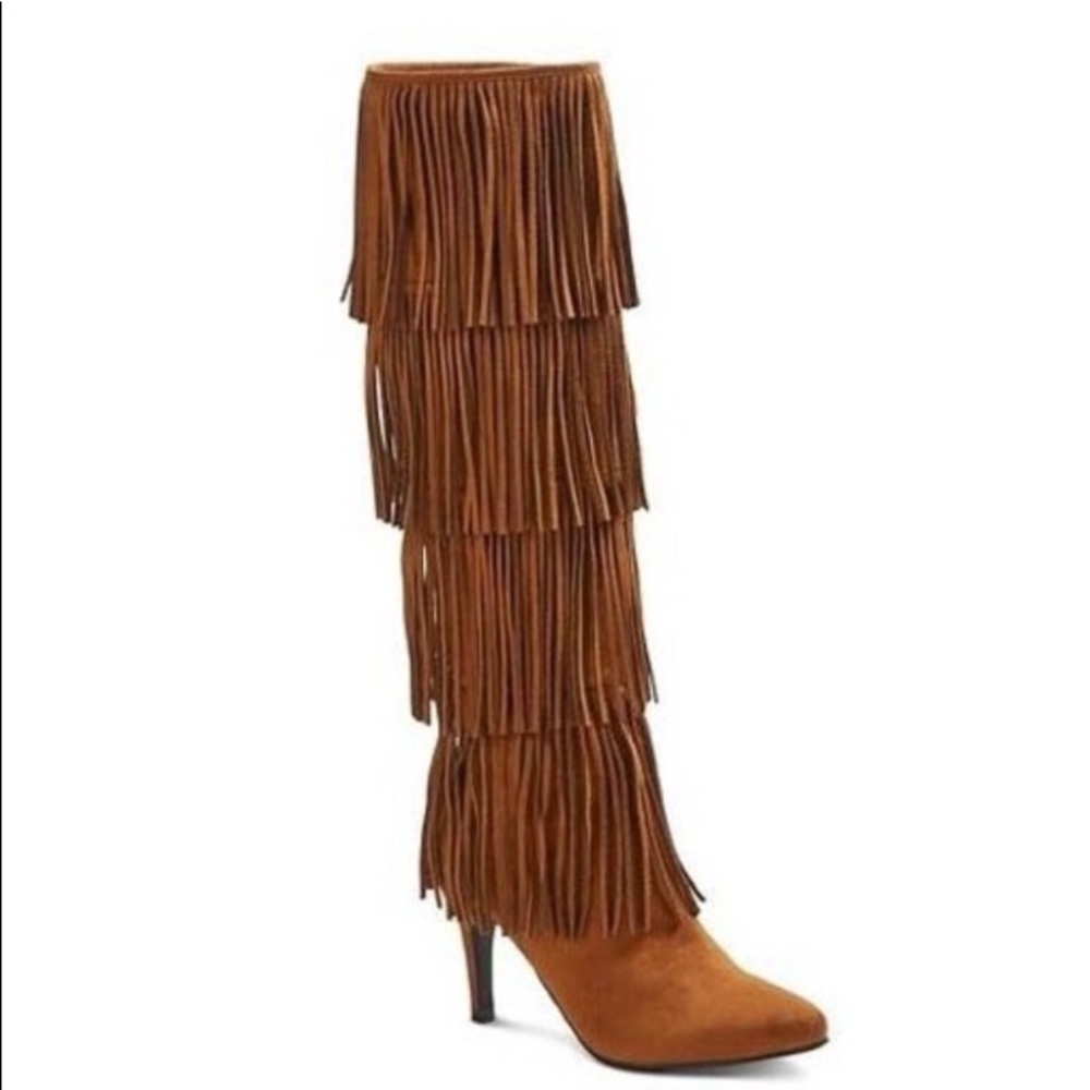 fringe boots